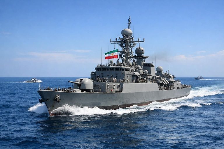 iran menegaskan akan memberikan tindakan tegas terhadap kapal yang melintasi selat hormuz tanpa izin resmi, guna menjaga keamanan dan kedaulatan wilayah lautnya.