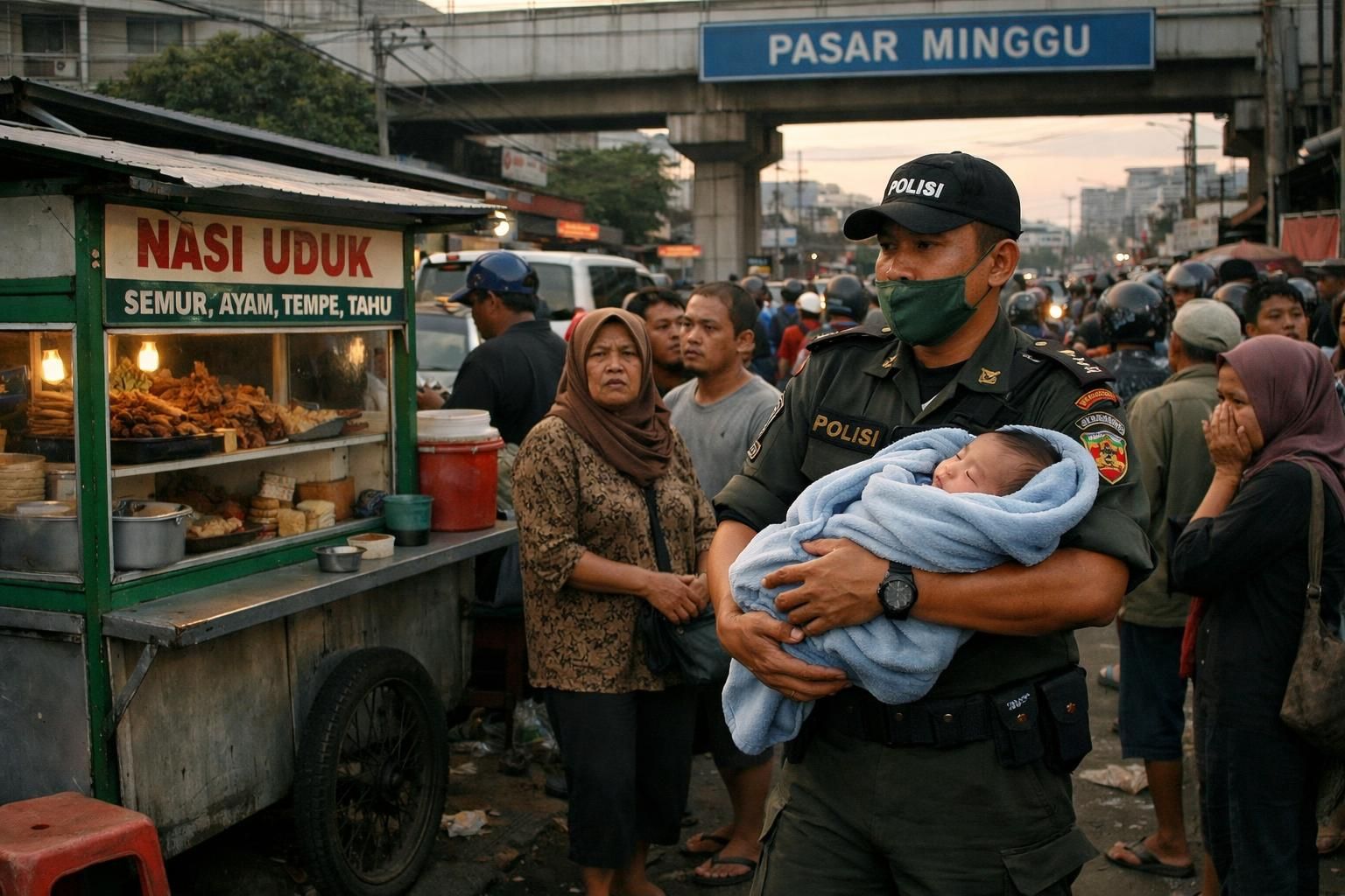 isi surat kakak yang meninggalkan bayi dalam gerobak di pasar minggu mengungkap tragedi pilu ibu yang meninggal, membawa kesedihan mendalam dan cerita yang menyentuh hati.