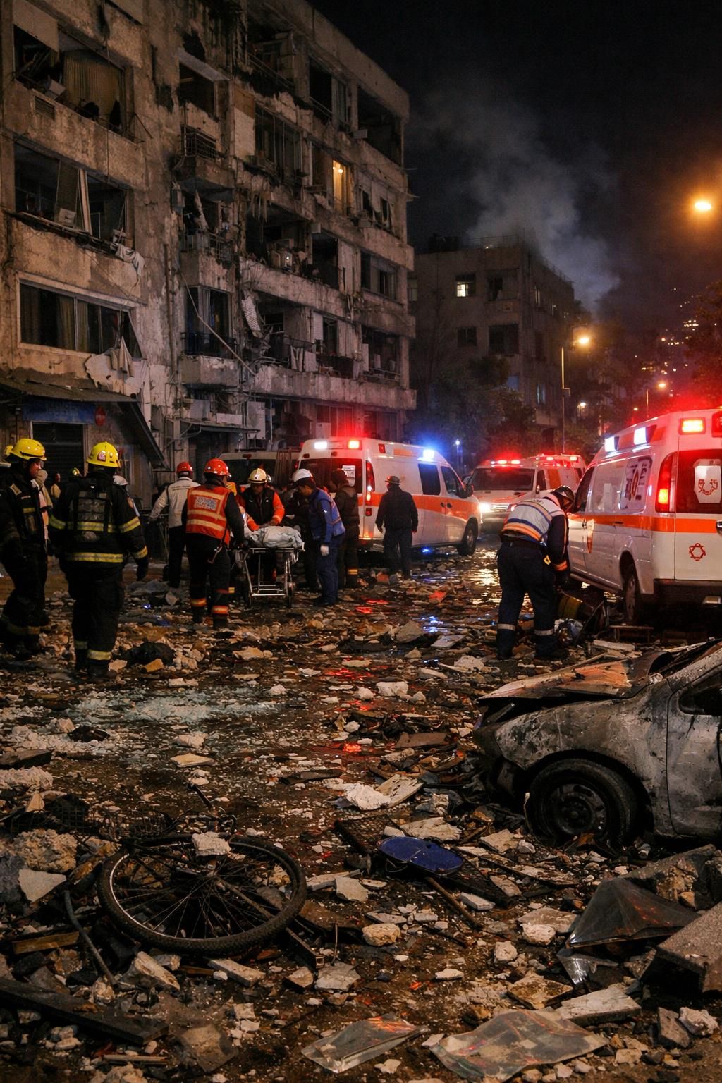 serangan rudal iran kembali mengguncang israel, menyebabkan bangunan runtuh dan jalan dipenuhi puing-puing. dapatkan update terbaru hanya di cnbc indonesia.
