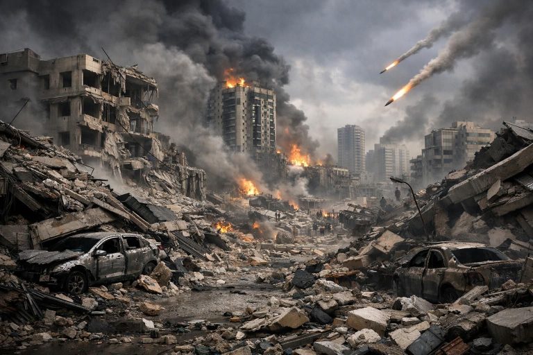 serangan rudal iran menyerang israel kembali, menyebabkan bangunan runtuh dan jalan-jalan dipenuhi puing. simak berita lengkapnya di cnbc indonesia.