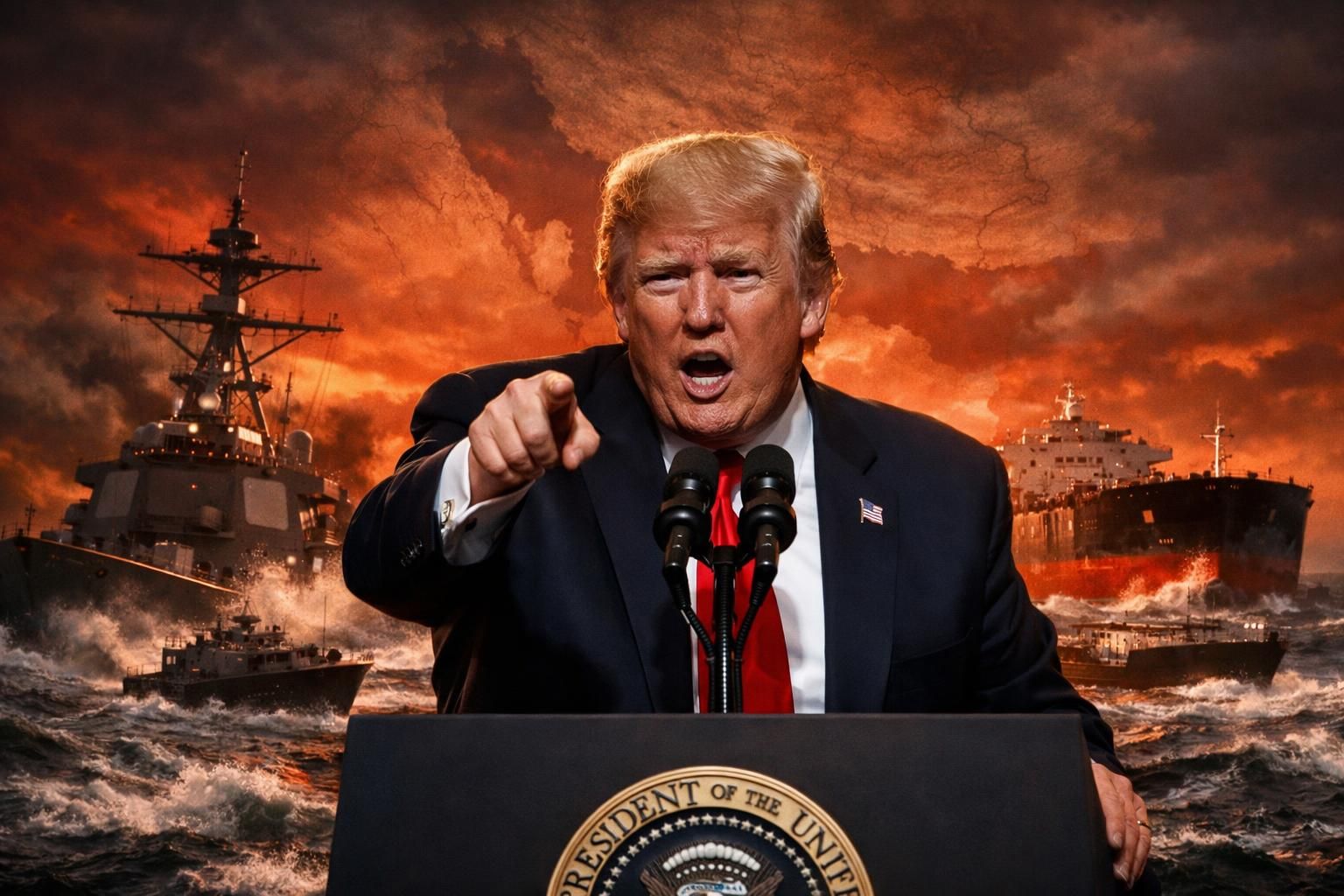 trump memperingatkan akan menyerang iran dengan kekuatan 20 kali lebih besar jika selat hormuz tetap ditutup, menegaskan ketegangan meningkat di wilayah strategis ini.