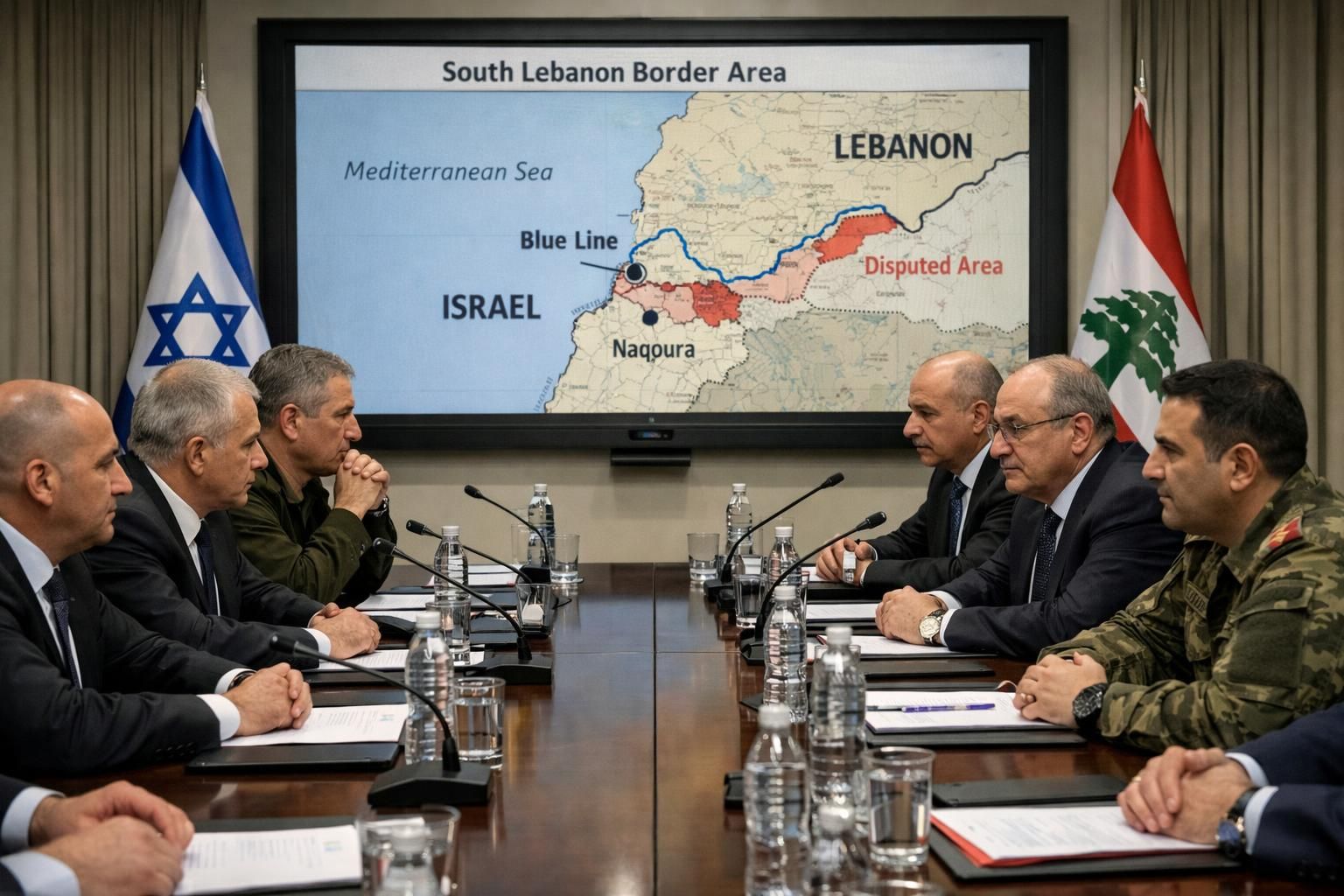 israel mengajukan negosiasi dengan lebanon untuk membahas pembongkaran senjata hizbullah demi menciptakan perdamaian dan stabilitas di kawasan.