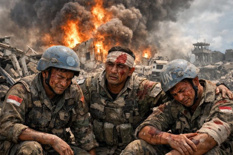 ledakan di fasilitas pbb di lebanon melukai tiga prajurit tni. baca kronologi kejadian dan dampak yang ditimbulkan dari insiden ini.