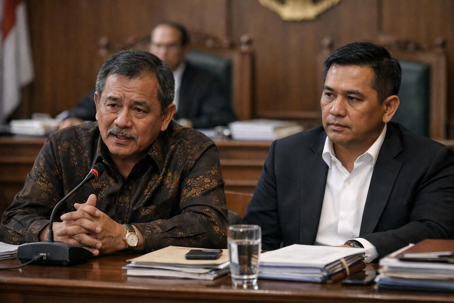 jamwas meminta maaf atas ketidaksesuaian penggunaan rompi tahanan oleh febrie adriansyah, menyatakan proses penanganan kasus berjalan terlalu cepat.