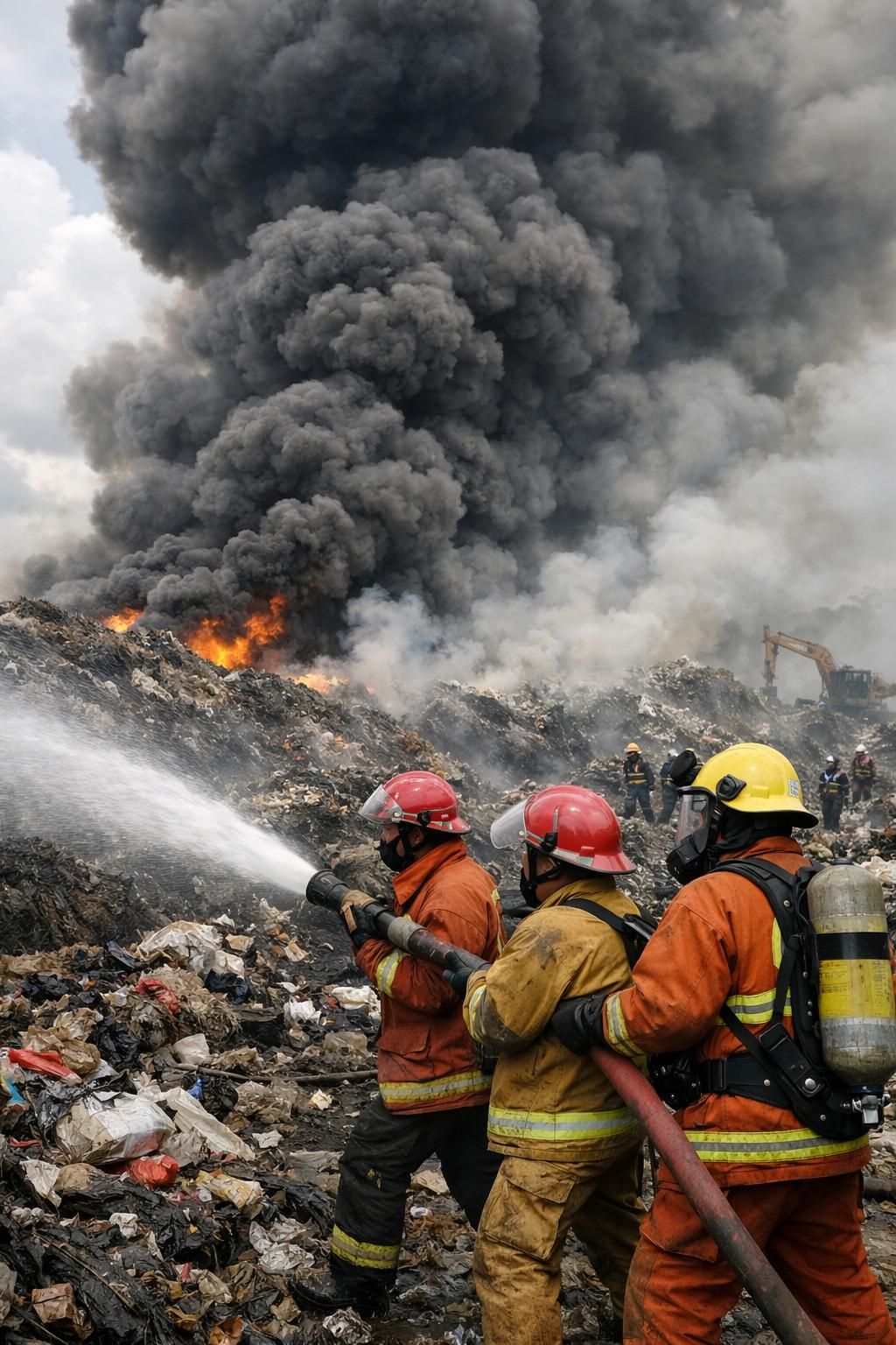 pembaharuan terkini tentang kebakaran yang telah berlangsung lebih dari 5 hari di tpa jatiwaringin, dengan informasi lengkap dan upaya penanganan.