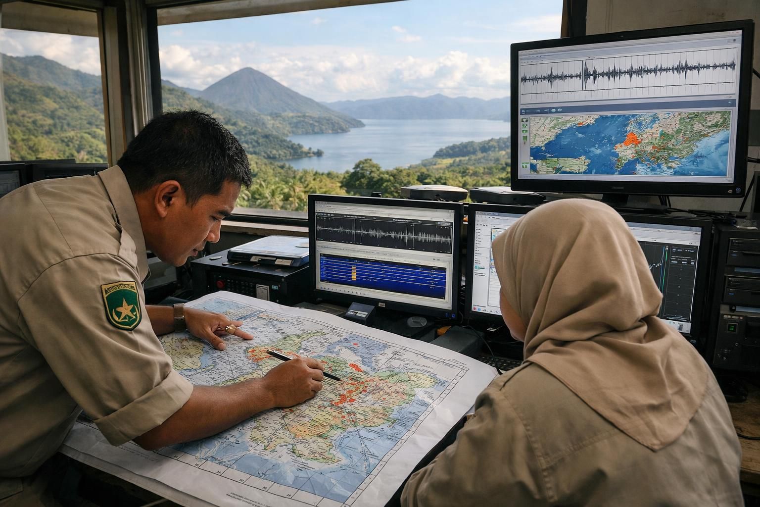 bmkg melaporkan terjadi 2.119 gempa susulan di ntt, memantau pergerakan tanah secara intensif untuk memastikan keselamatan warga.