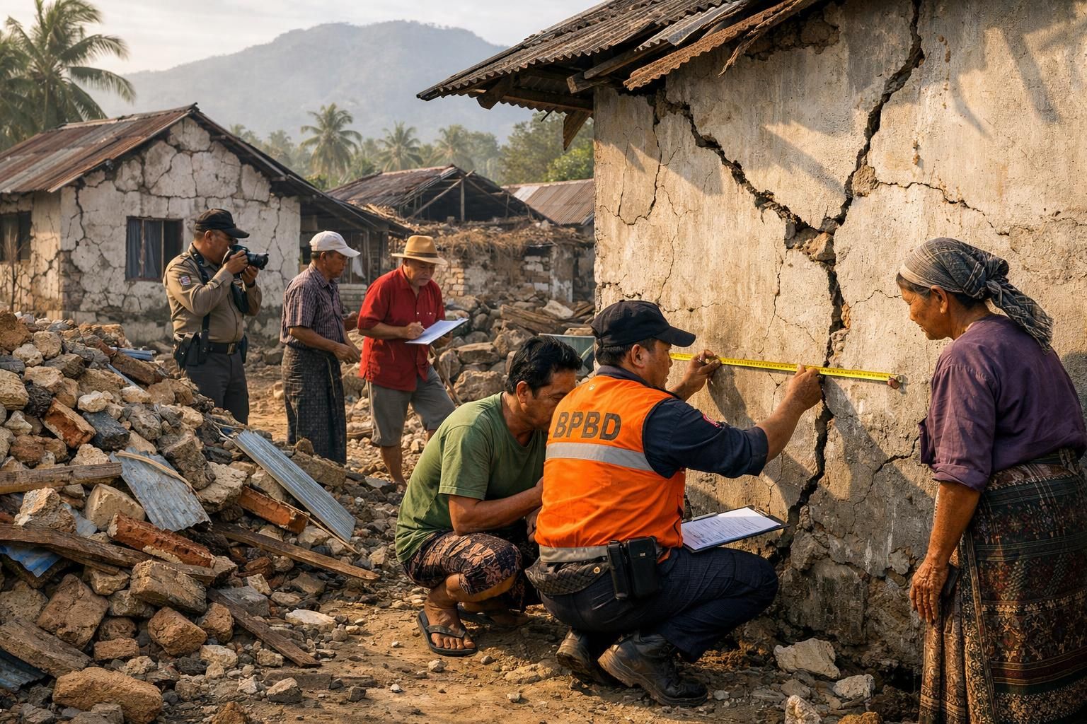 korban gempa di ntt menerima bantuan perbaikan rumah senilai rp 15 juta hingga rp 30 juta untuk memulihkan hunian mereka.